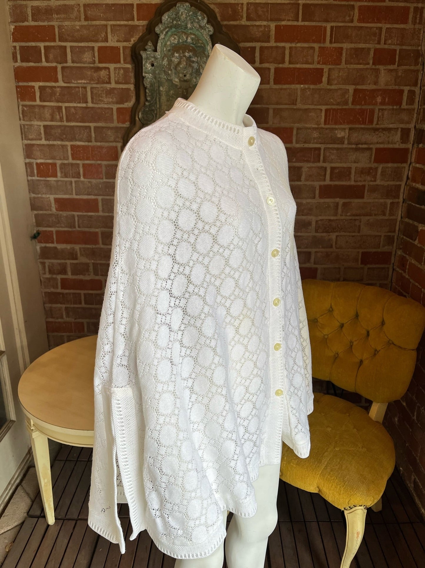 1970s Crochet Cape