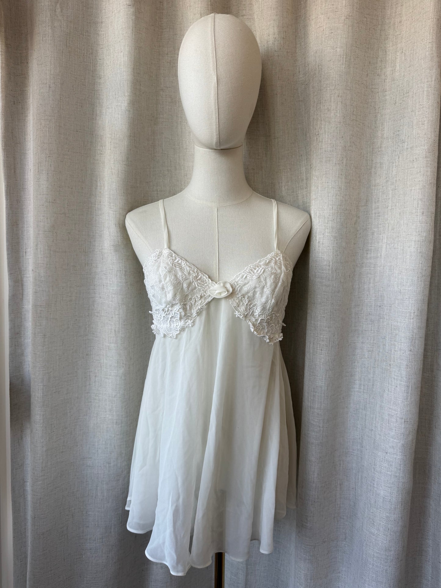 Vintage Rosette Babydoll Top