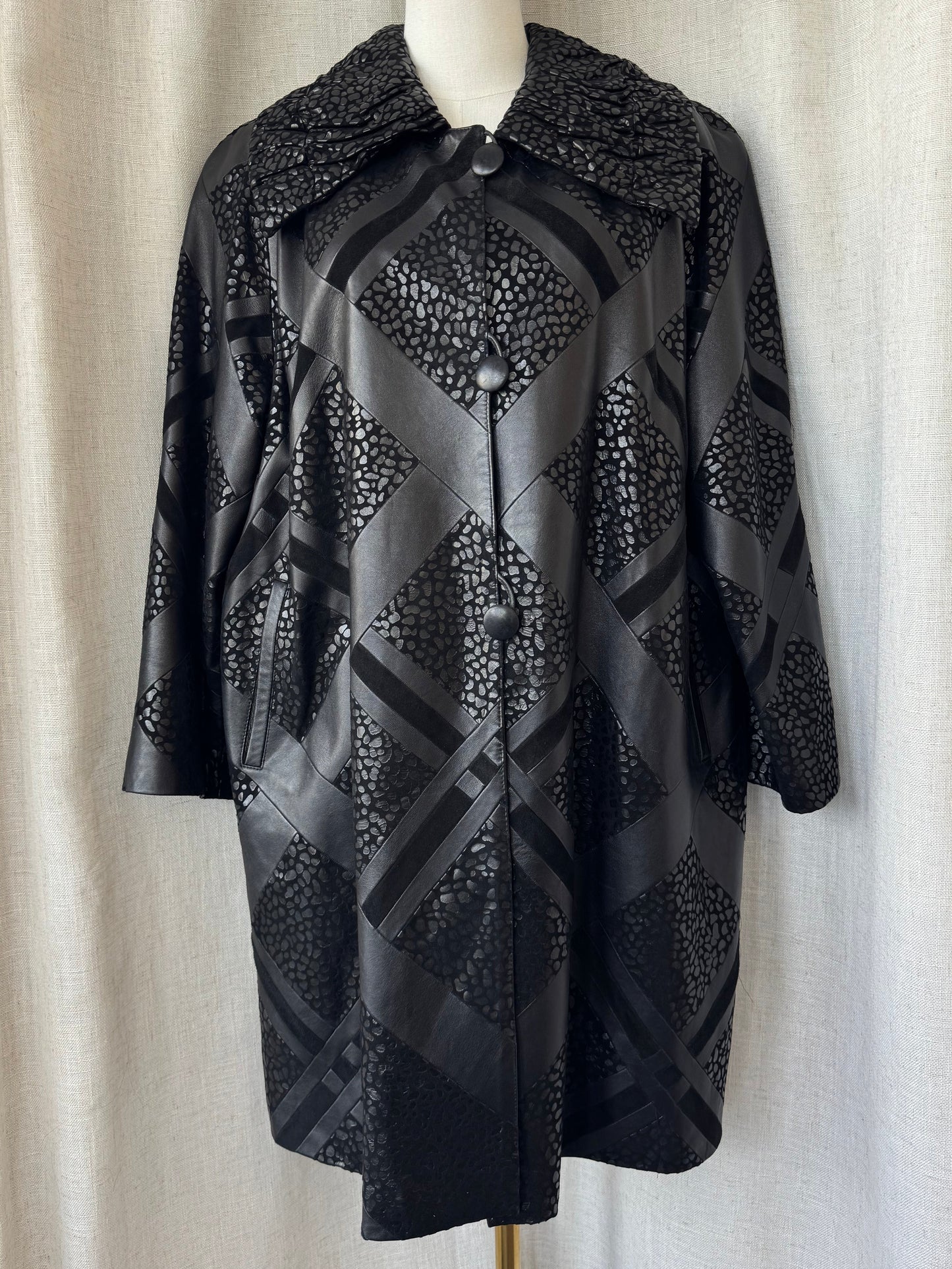 Leather Patchwork Jacket