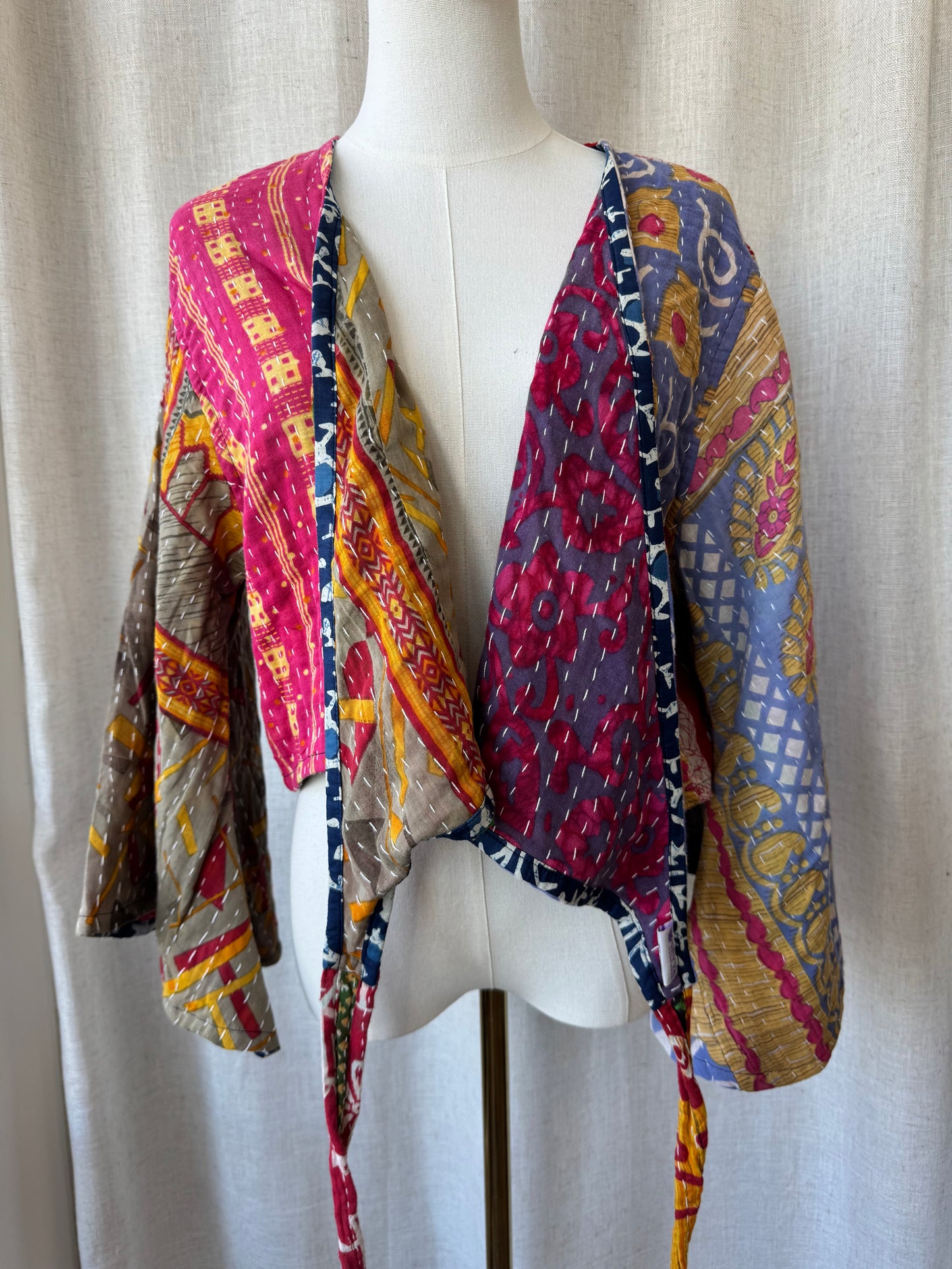 Reversible Kantha Wrap Top