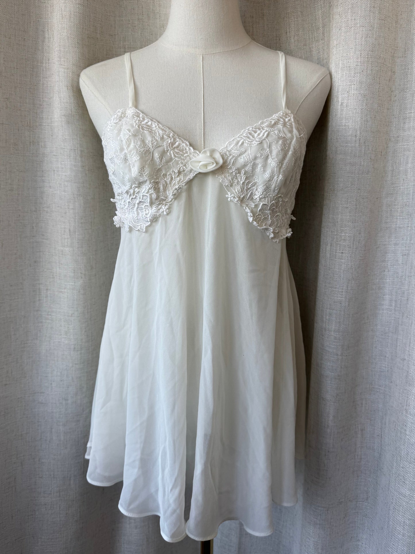 Vintage Rosette Babydoll Top