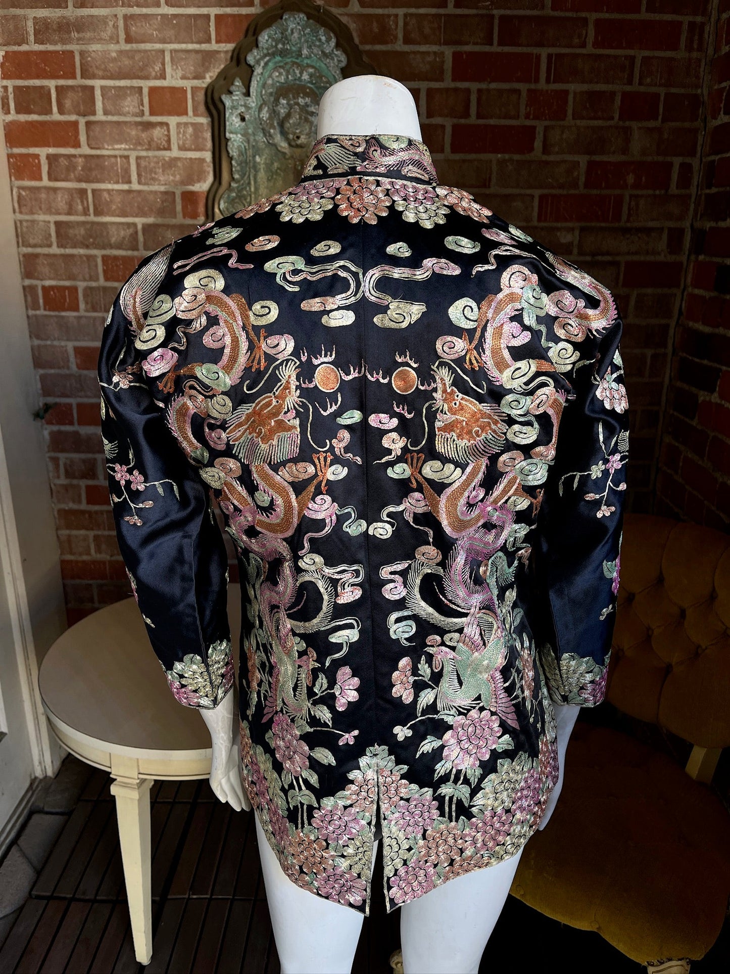 1930s Silk & Metallic Embroidered Jacket