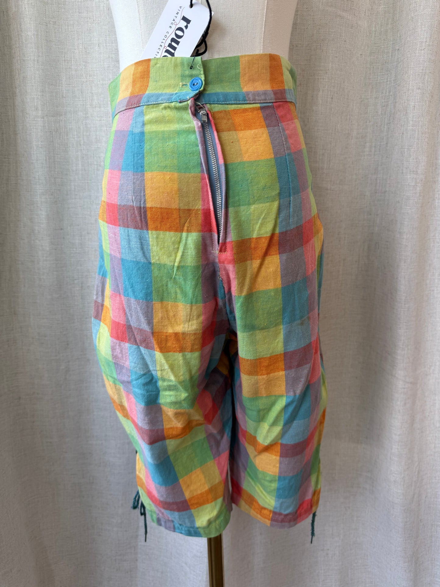 Plaid Pedal Pushers