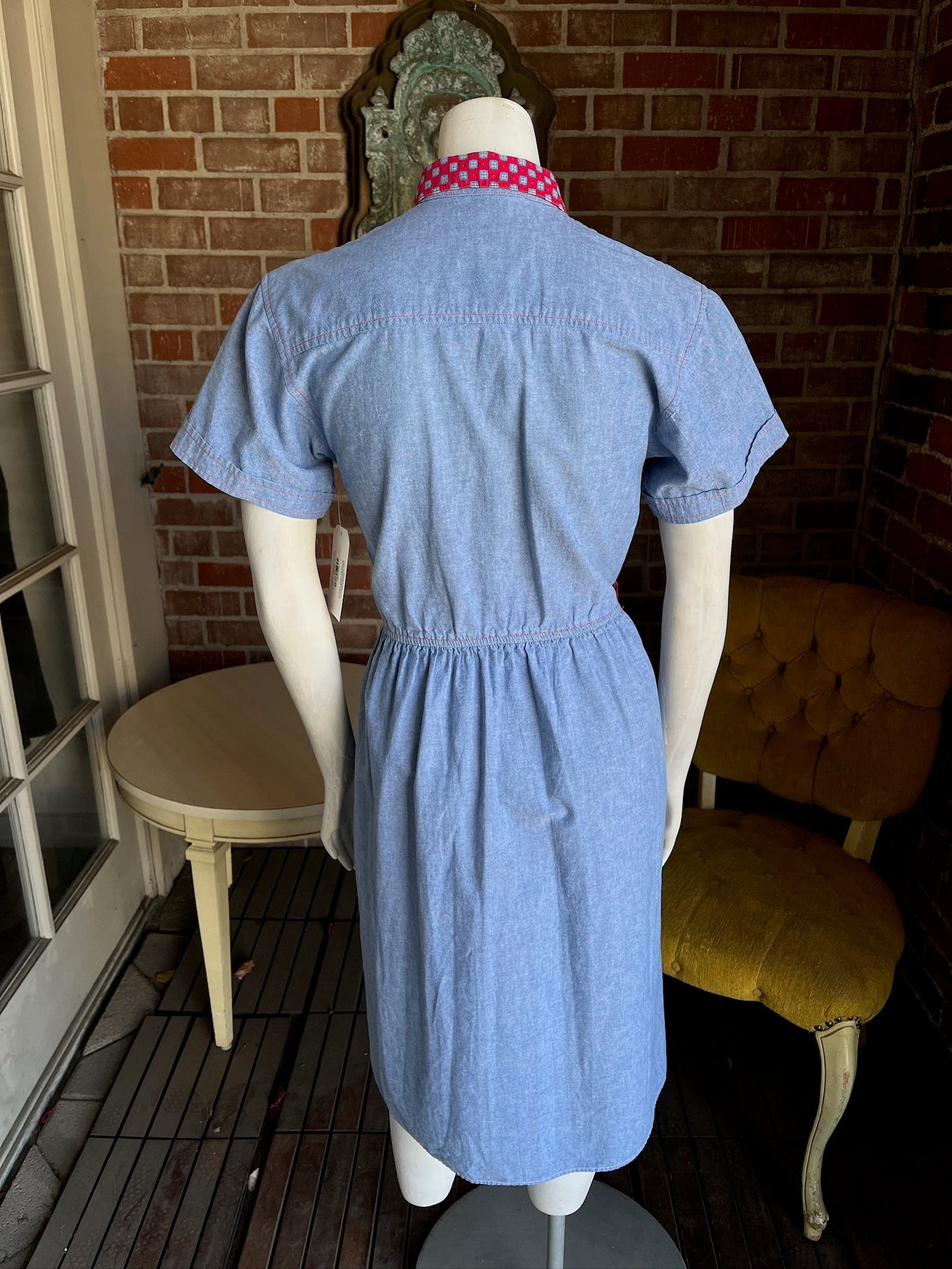 1980s Denim Dress