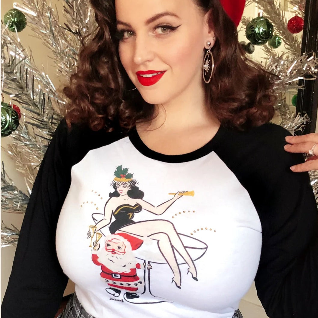 Santa Baby Raglan Tee