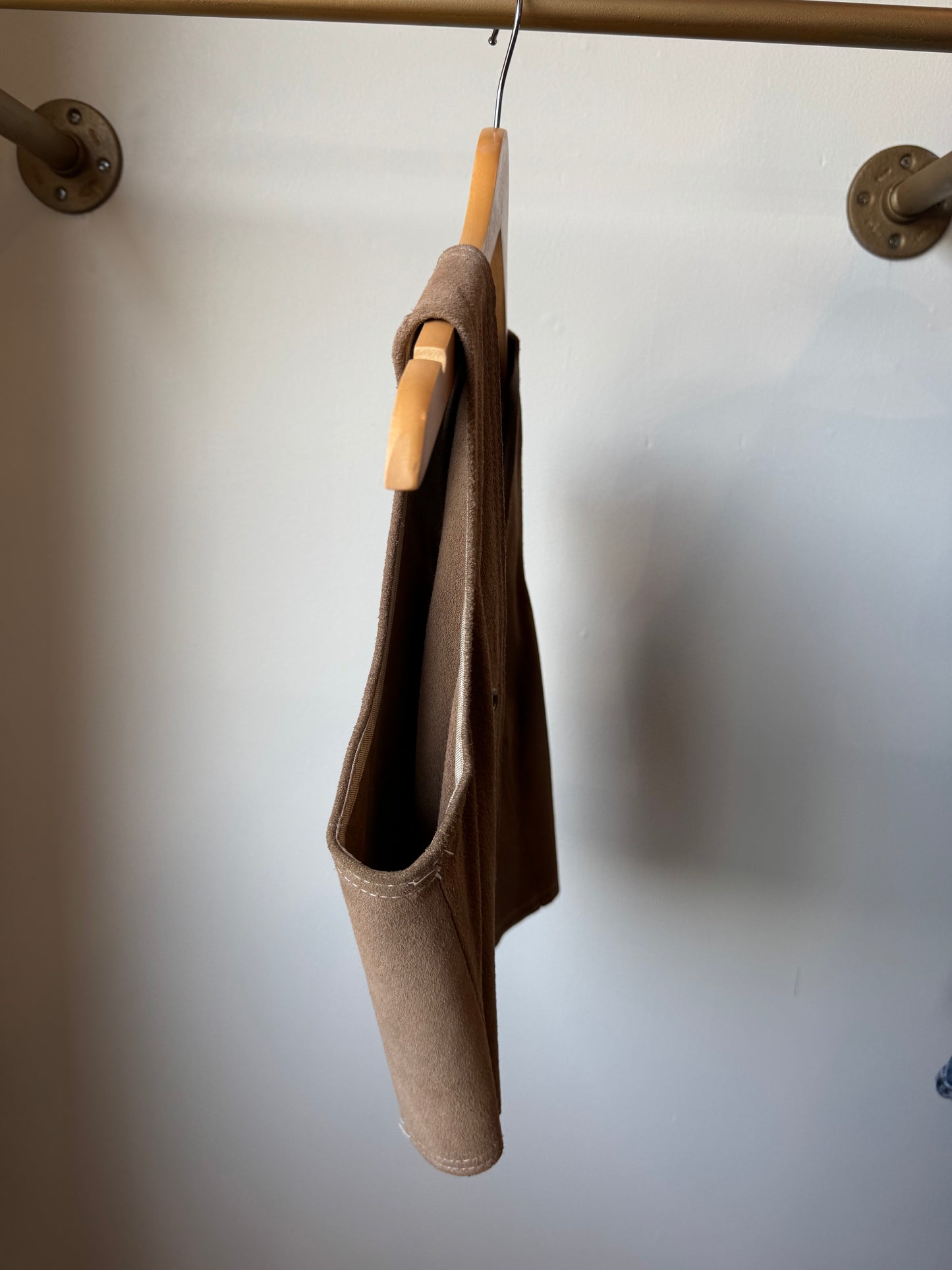 Cropped Leather Vest