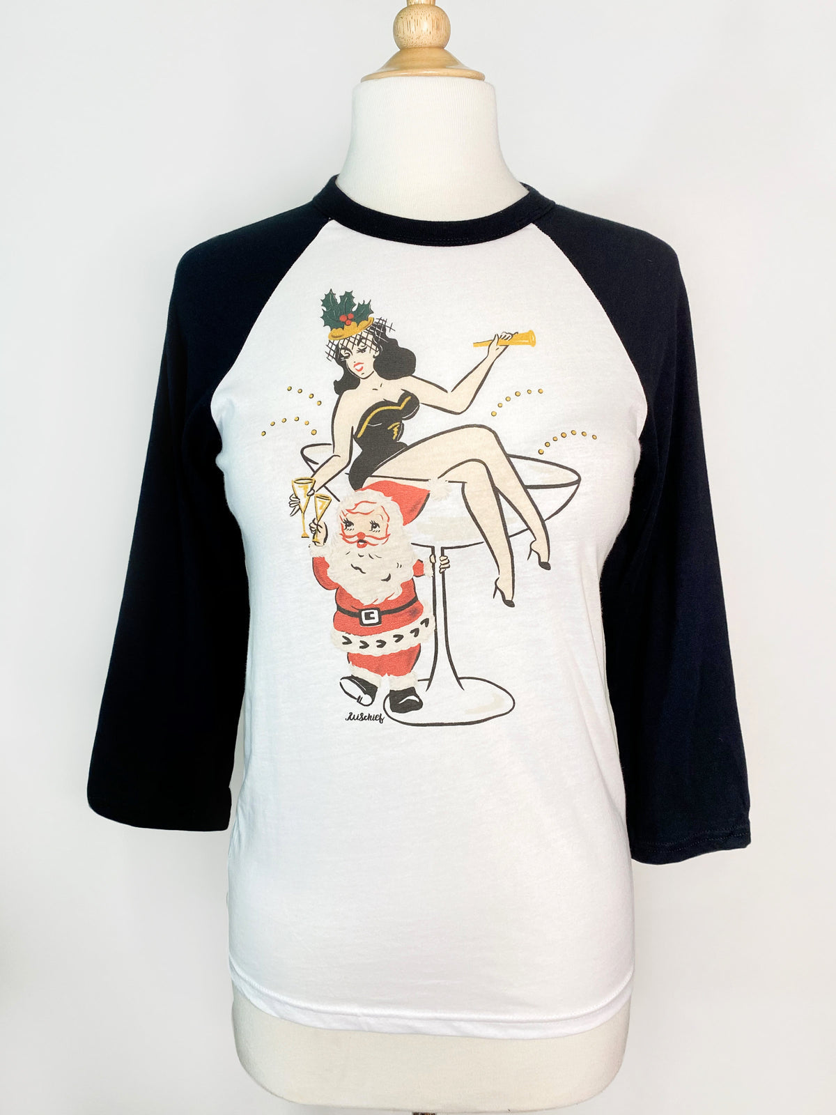 Santa Baby Raglan Tee