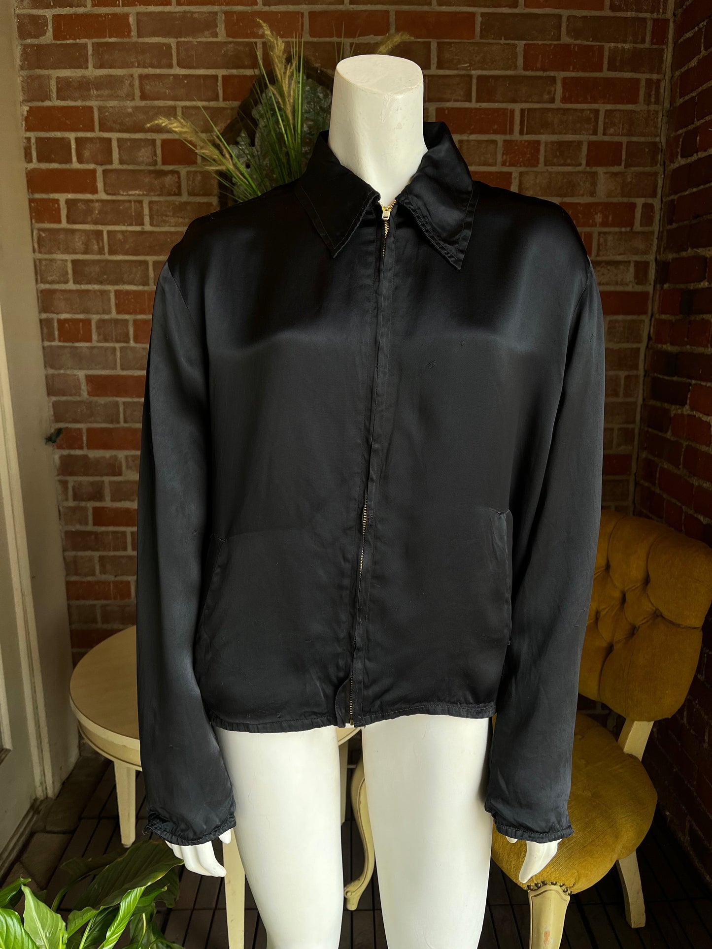 1970s Rayon Naval Tour Jacket