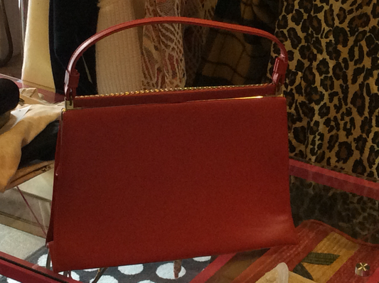 60s vinyl red bag XL