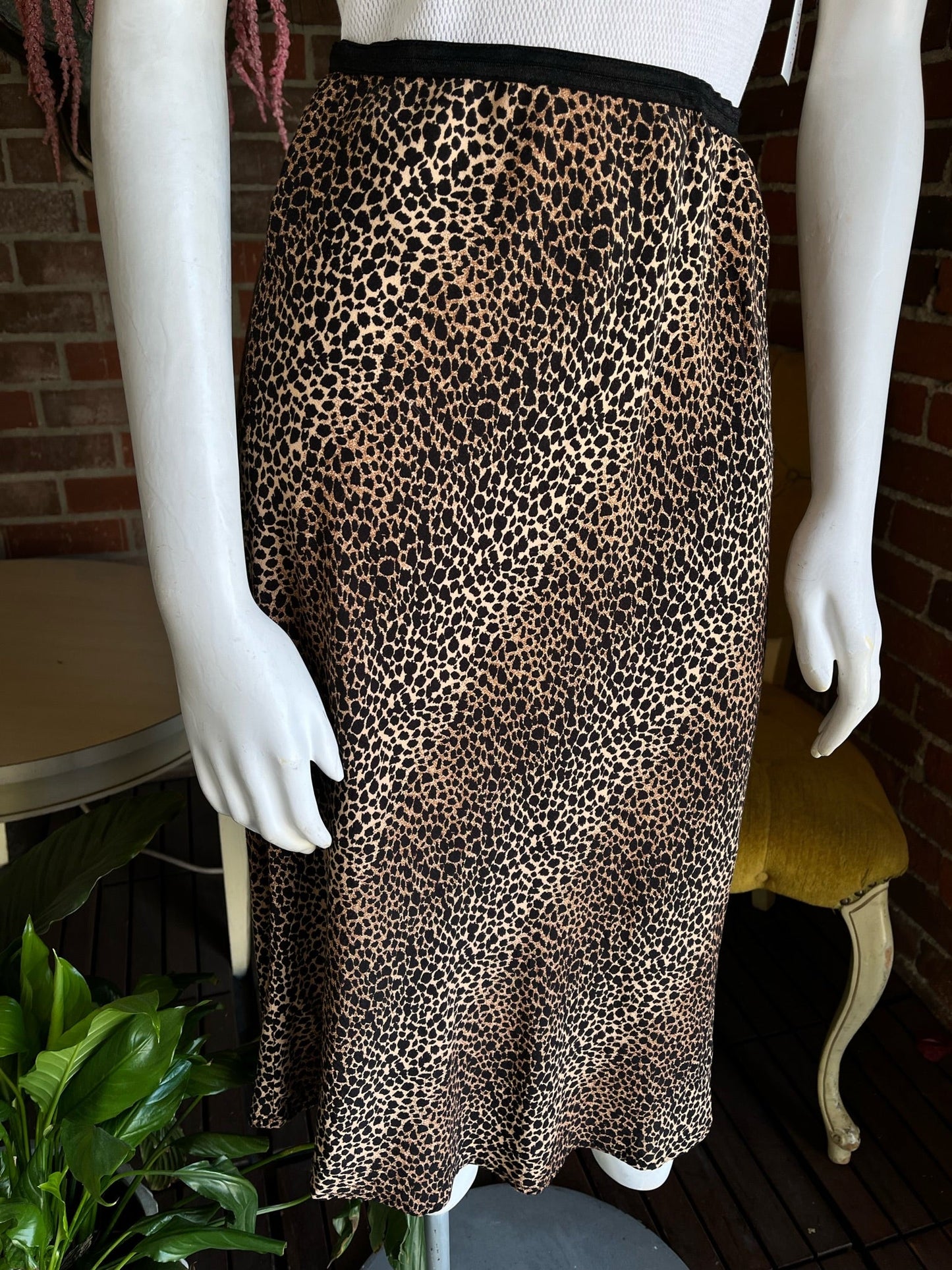 Cheetah Slip Skirt