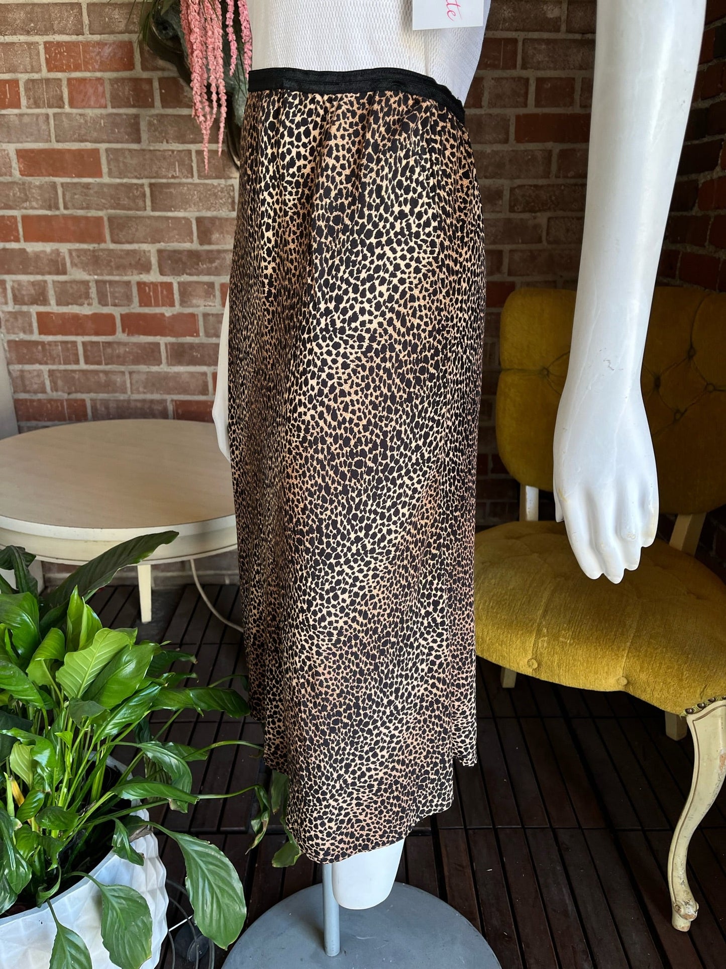 Cheetah Slip Skirt