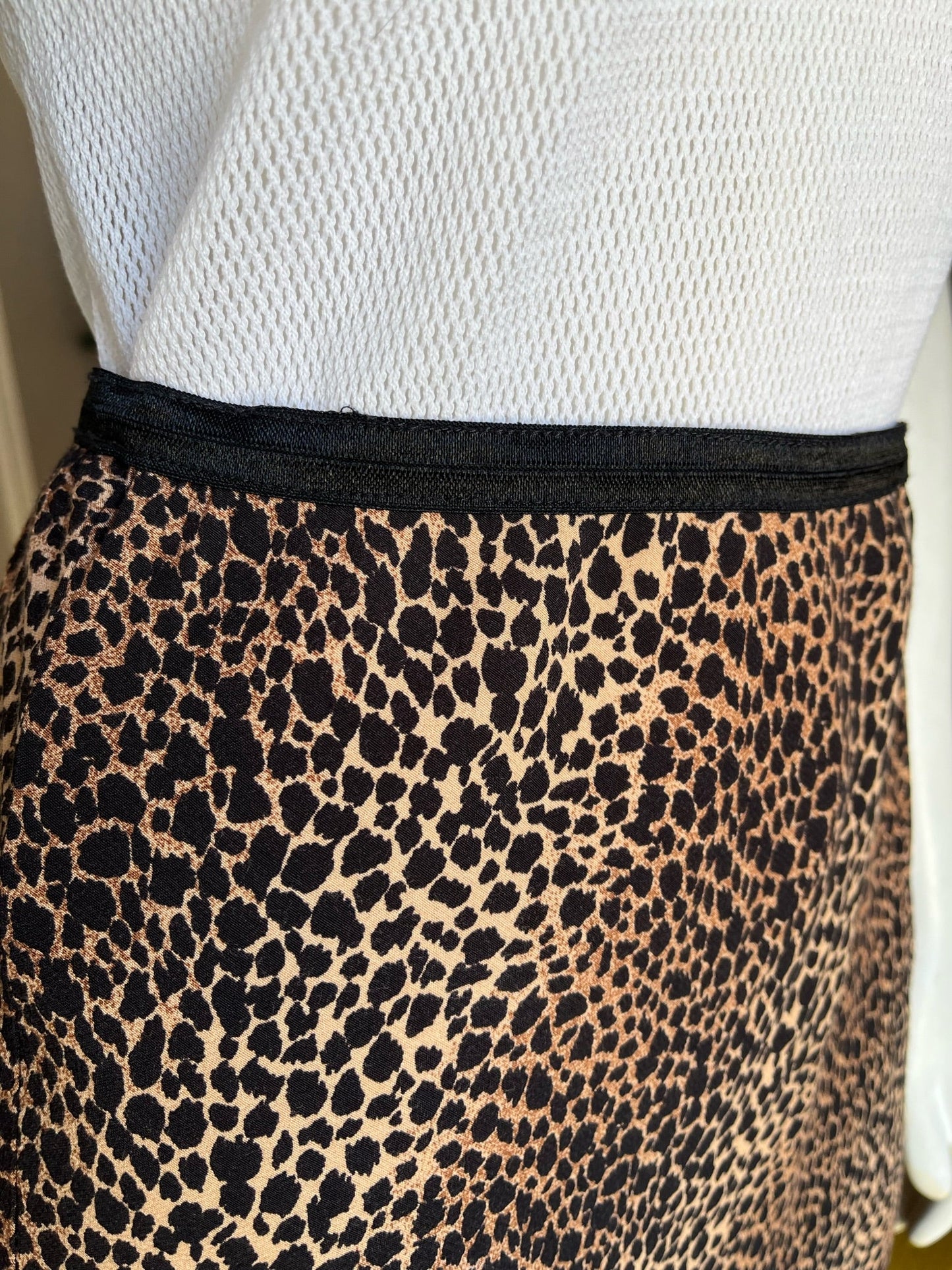 Cheetah Slip Skirt